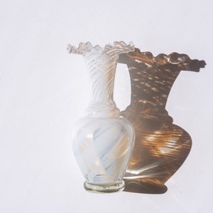 Marble Frill Vase