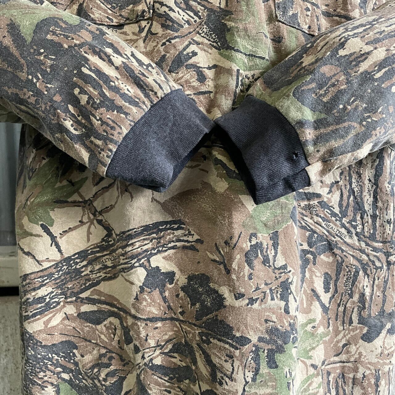 80s 90s REAL TREE カモ リアルツリー カーゴパンツ 迷彩 USA製 表記L