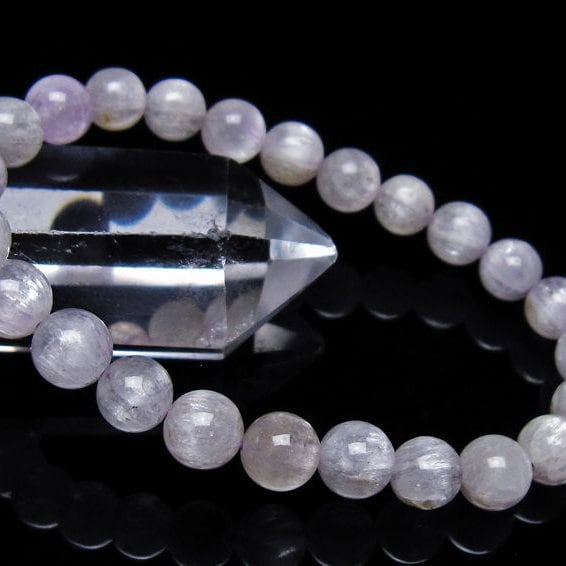 クンツァイト ブレスレット 8mm 一点物 メール便可 [M便 1/10] 111-40656