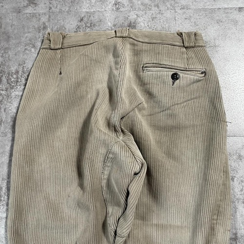 50-60s La Favorite コットンピケ ホワイト パンツ 詳細写真12