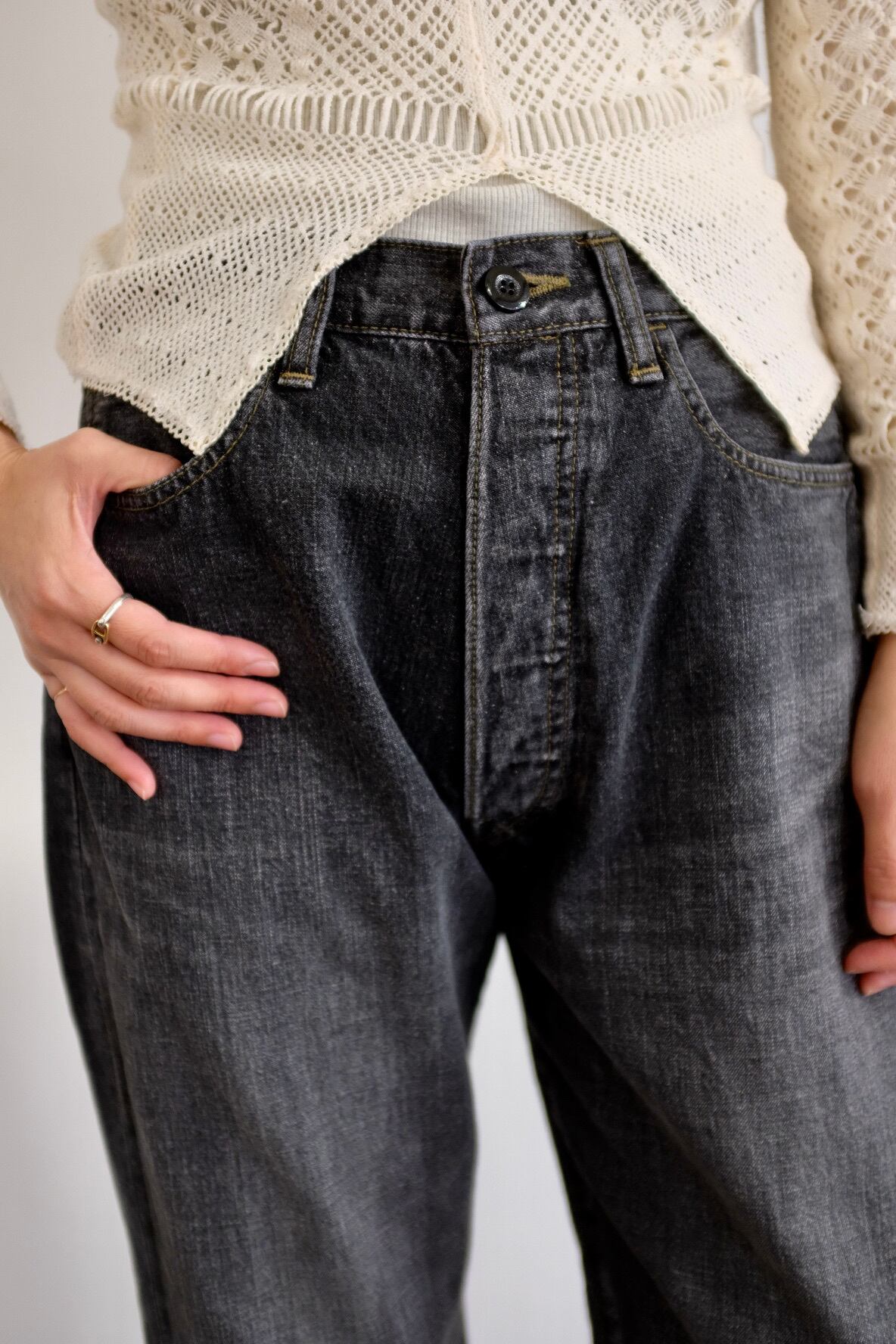 OUTIL]PANTALON BOUDES /FADED BLACK | YES-姫路の美容院と服のお店YES