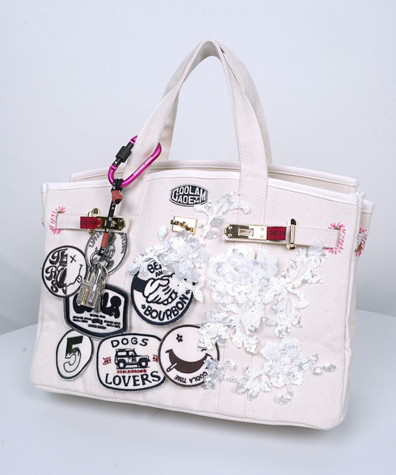 【直営限定ITEM】TYPE-H マルチワッペンターンロックハンドバッグ CQ-48507H