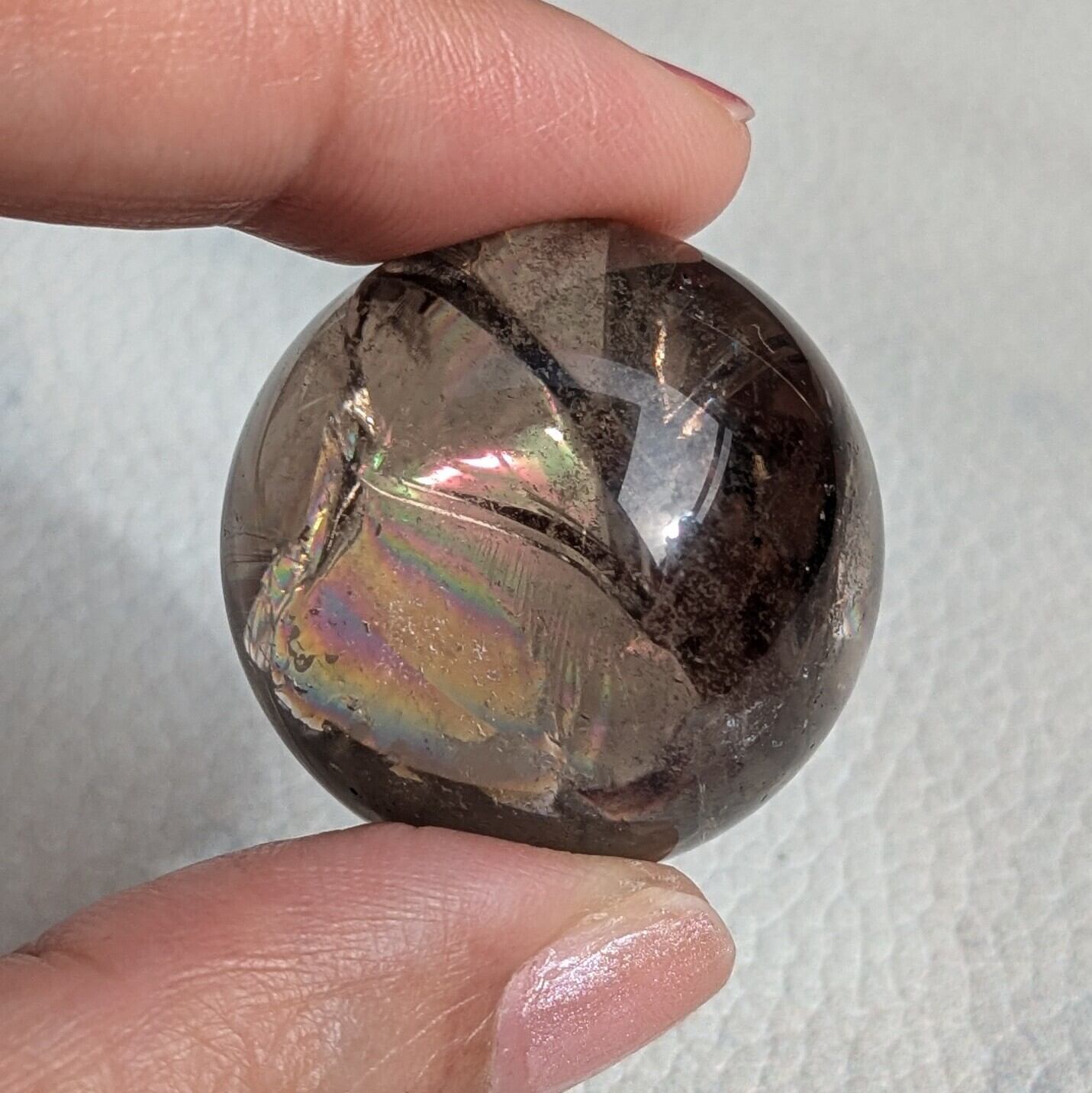 アイリススモーキークォーツ スフィア 約27mm | iris imrama stone