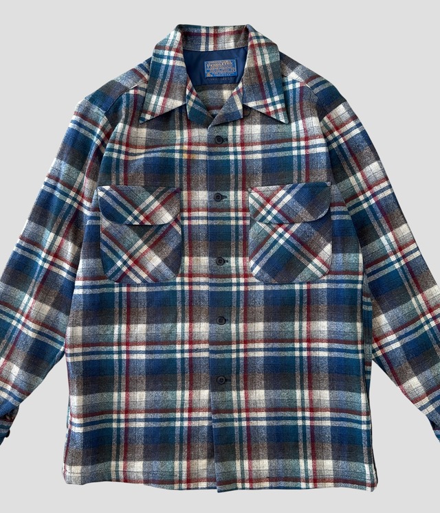 -Pendleton- Vintage 70s S Board Shirt made in USA