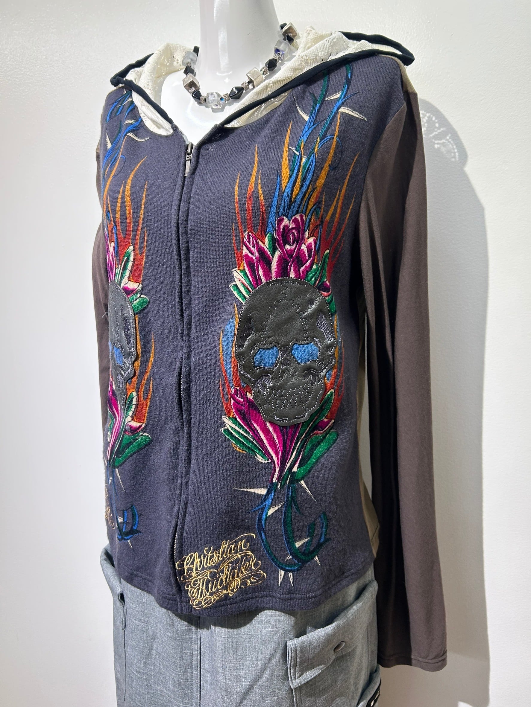 Remake zip-up hoodie