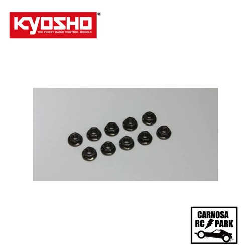 【KYOSHO 京商】ナット(M3x3.7) フランジ (10入)  [1-N3037F]