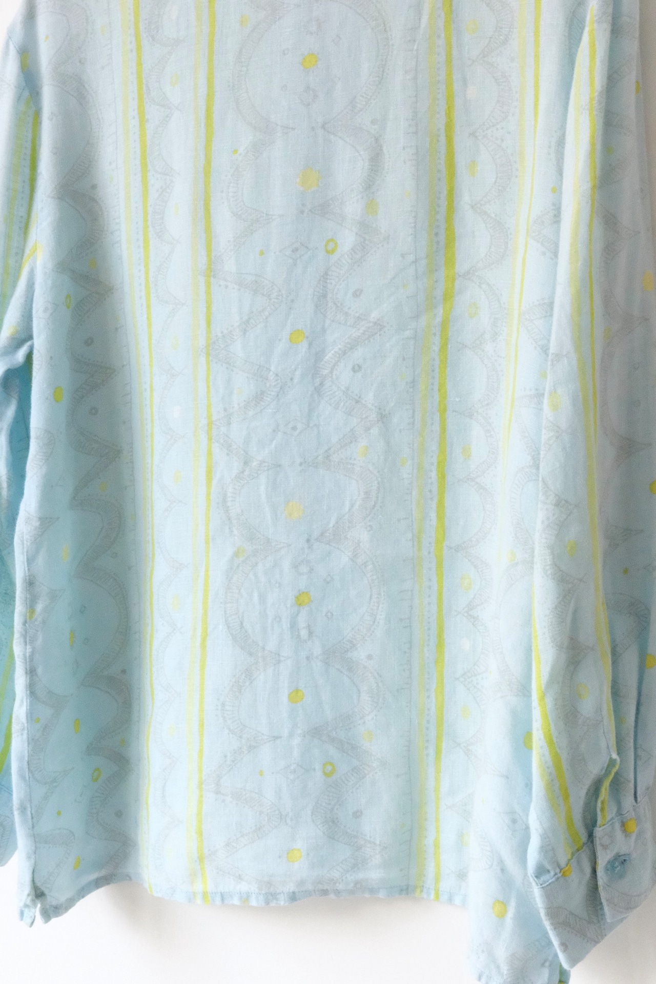 Marimekko "Prenikka" twinkle blue linen shirt