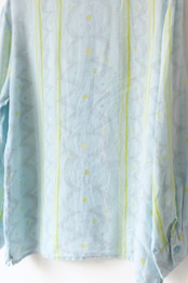 Marimekko "Prenikka" twinkle blue linen shirt