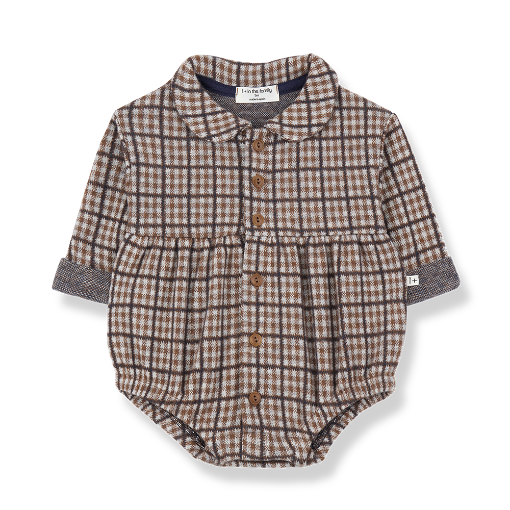 Maison Marelle / Romper CAMBON - brown collar | cocoiro