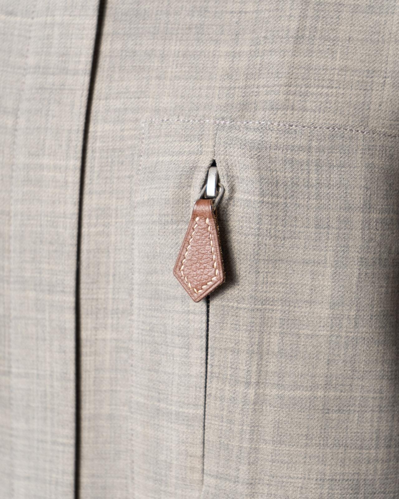 〈Hermès by martin margiela〉Zip shirt jacket