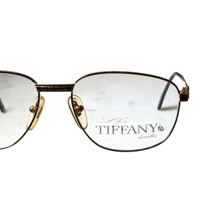 vintage TIFFANY LUNETTES 23k gold plated glasses