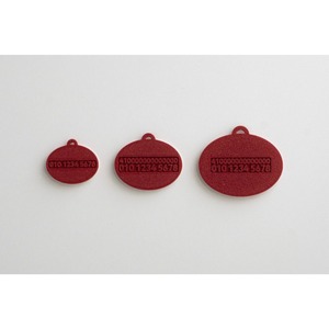 【予約】[ Snugroo ] Pet Necklace Beads｜Red Velvet Cake