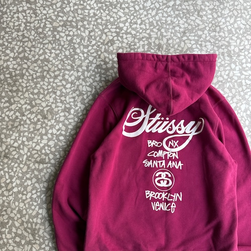 STUSSY / World Tour hoodie sizeM