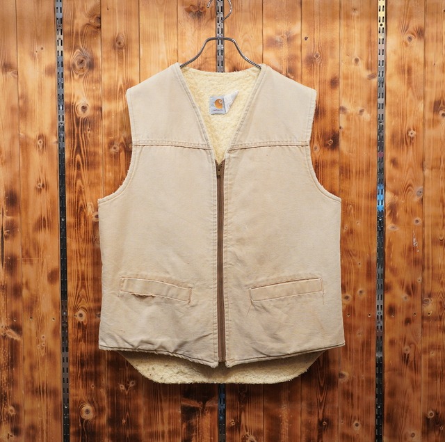 80s usa製 carhartt 裏ボア ダックベスト LT/カーハート
