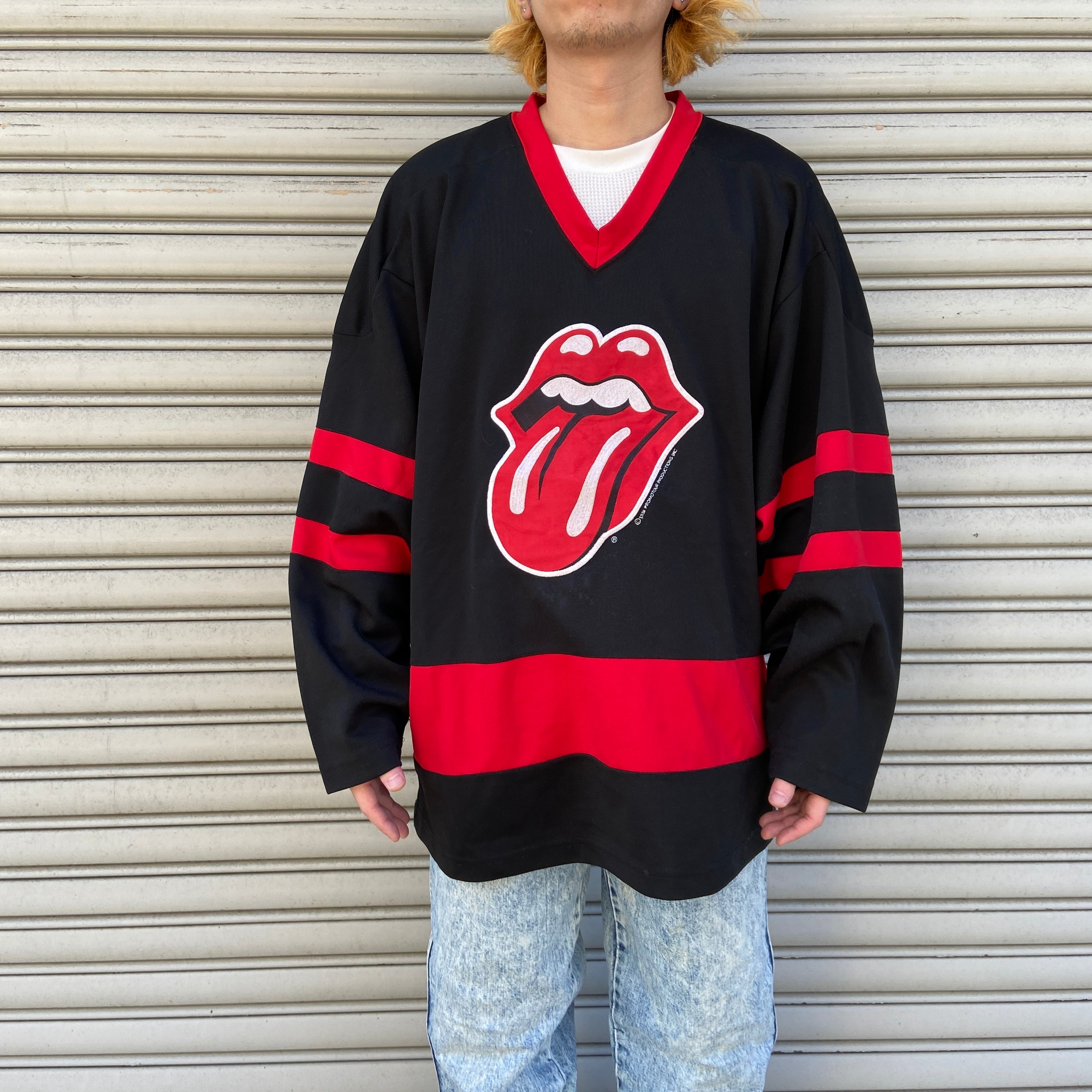 ローリングストーンズ　the Rolling Stones 当時物ホッケーシャツ