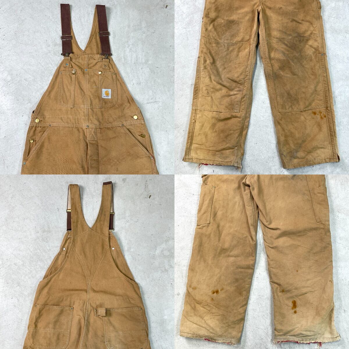 80年代 USA製 Carhartt カーハート ダック地 ダブルニー