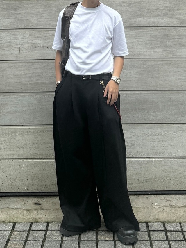 NFAI Black/Gray Loose-Fit Baggy Sweatpants