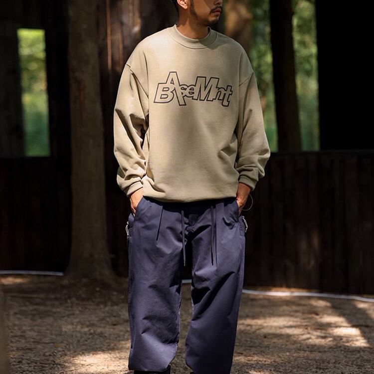 ★LETTER PRINT PULLOVER TOP　　　A0735