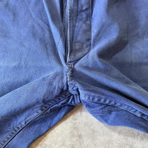 50-60s Vetra フレンチワーク コットン ブルー パンツ W32 詳細写真4