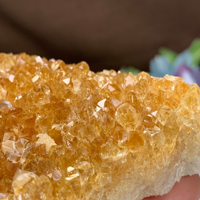 2.可愛いシトリン原石クラスター