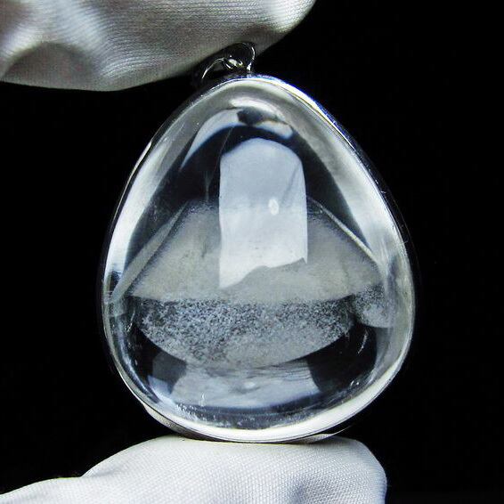 ホワイトファントム ペンダント ファントムクォーツ 一点物 112-8353