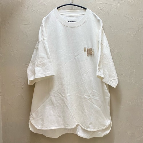 JIL SANDER　ジルサンダー　半袖Tシャツ　メタル装飾　SIZE L.JSMR707011　【代官山05】