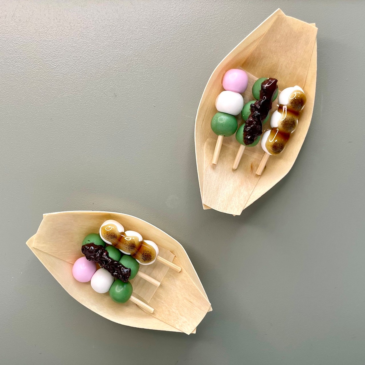 お団子マグネット(みたらし/あんこ/3色)