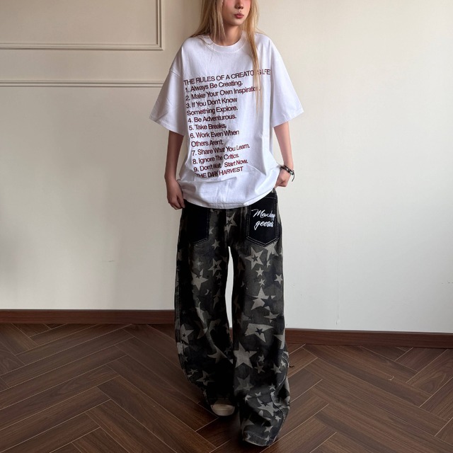 vintage logo message short-sleeve tee　ヴィンテージロゴメッセージ半袖ティー　J1916