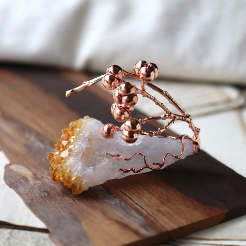 【花石】シトリンとナンキンハゼ