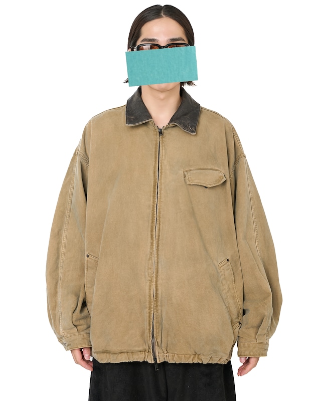 ssstein "SULFUR DYED OXFORD VINTAGE JACKET〔KHAKI〕"