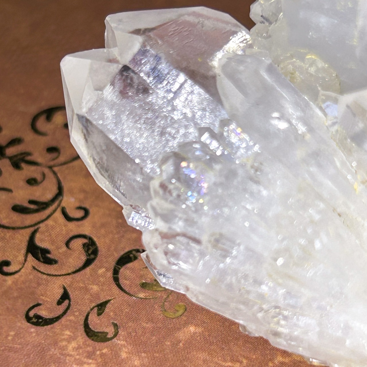 マダガスカル産 キャンドルクォーツ・パイナップルクォーツ クラスター