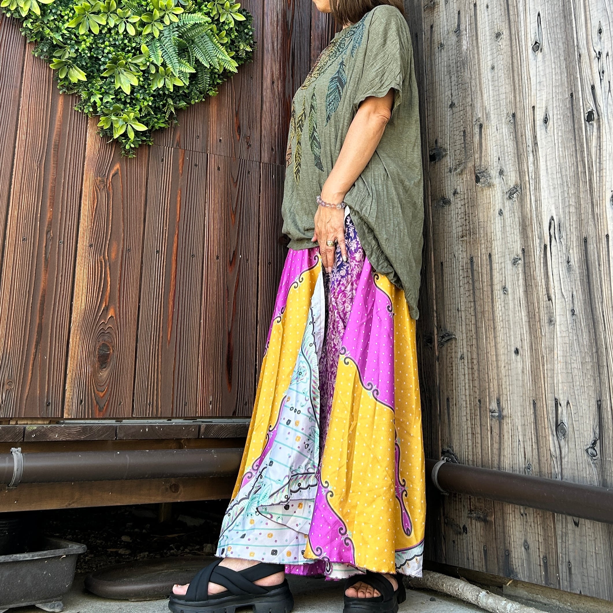 シルク巻きスカート5040 | アジアン雑貨ルチュ