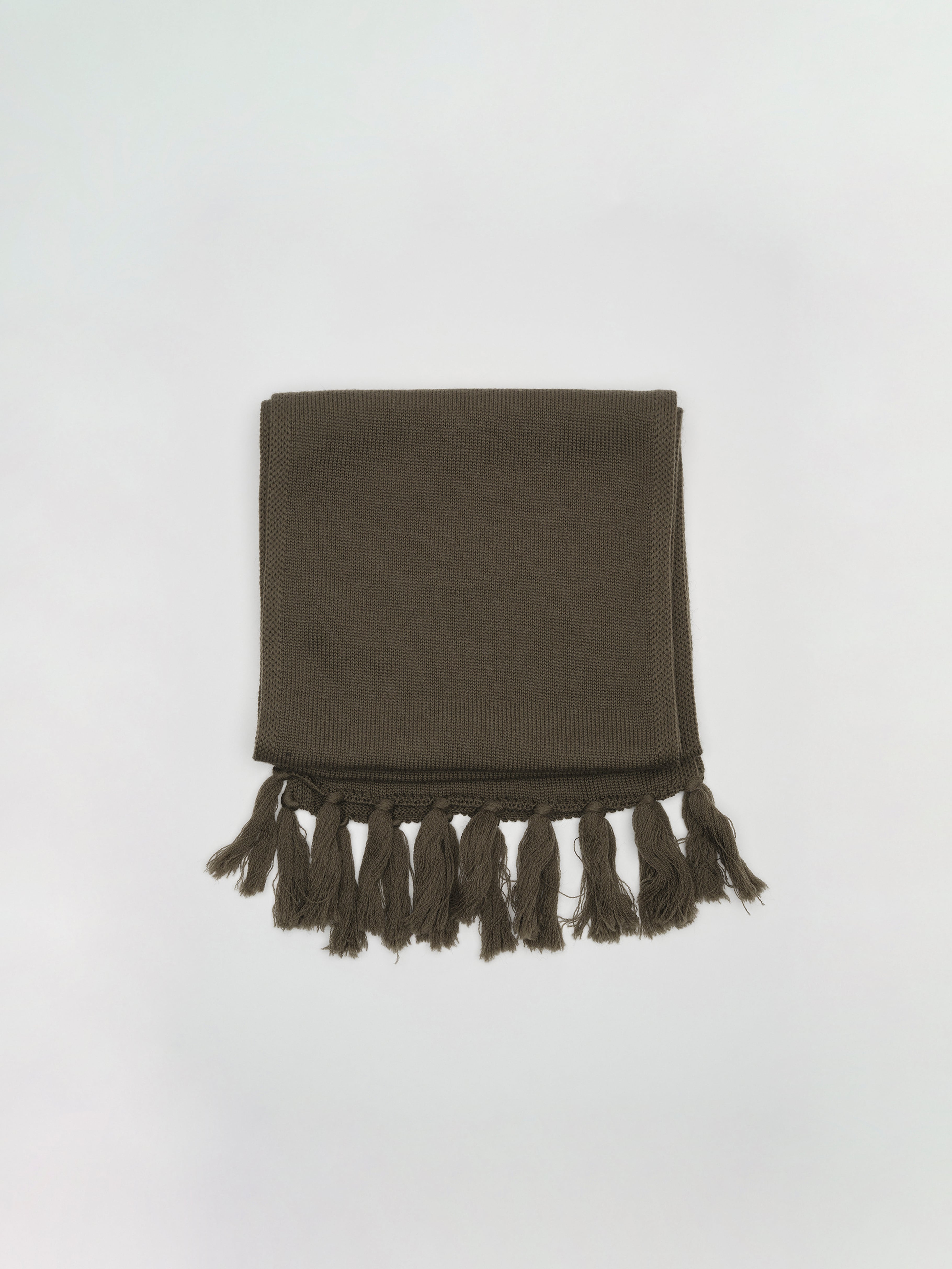 OUR LEGACY KNITTED SCARF Swamp Green Rustic Merino A4238KST | BEST