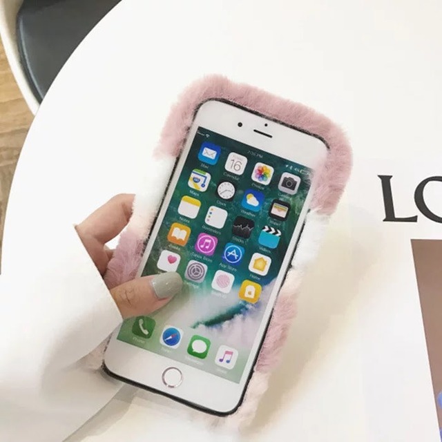 ファーボーダー Iphoneケース 全2色 Iphone6 6s Iphone6 6splus Iphone7 7plus Iphone8 8plus Iphonex Liliana