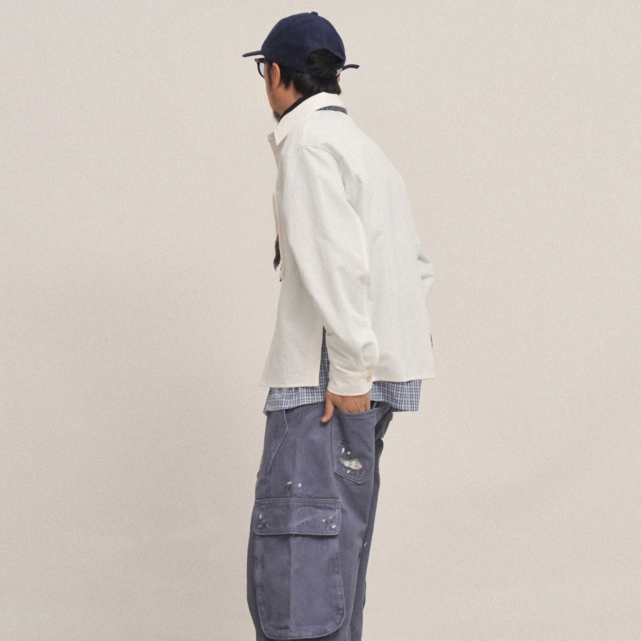 “BUBBLE PRINT” ワークシャツジャケットA2059 - 12