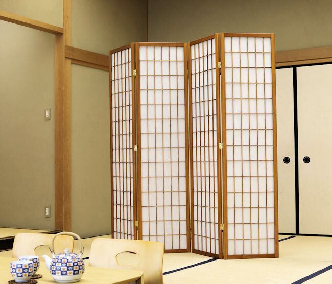 和風4連パーテーション高さ180cm 間仕切りに（925） | ‎
