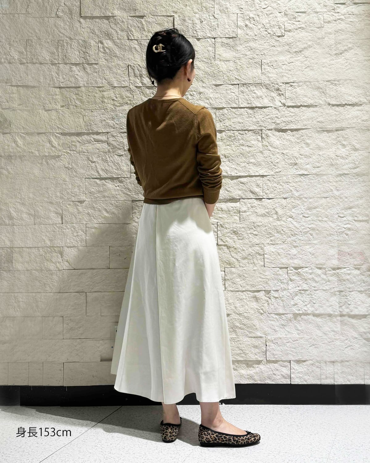 レザー見えラップスカート【 日本製 / 手洗い可】 | 小さいサイズ専門