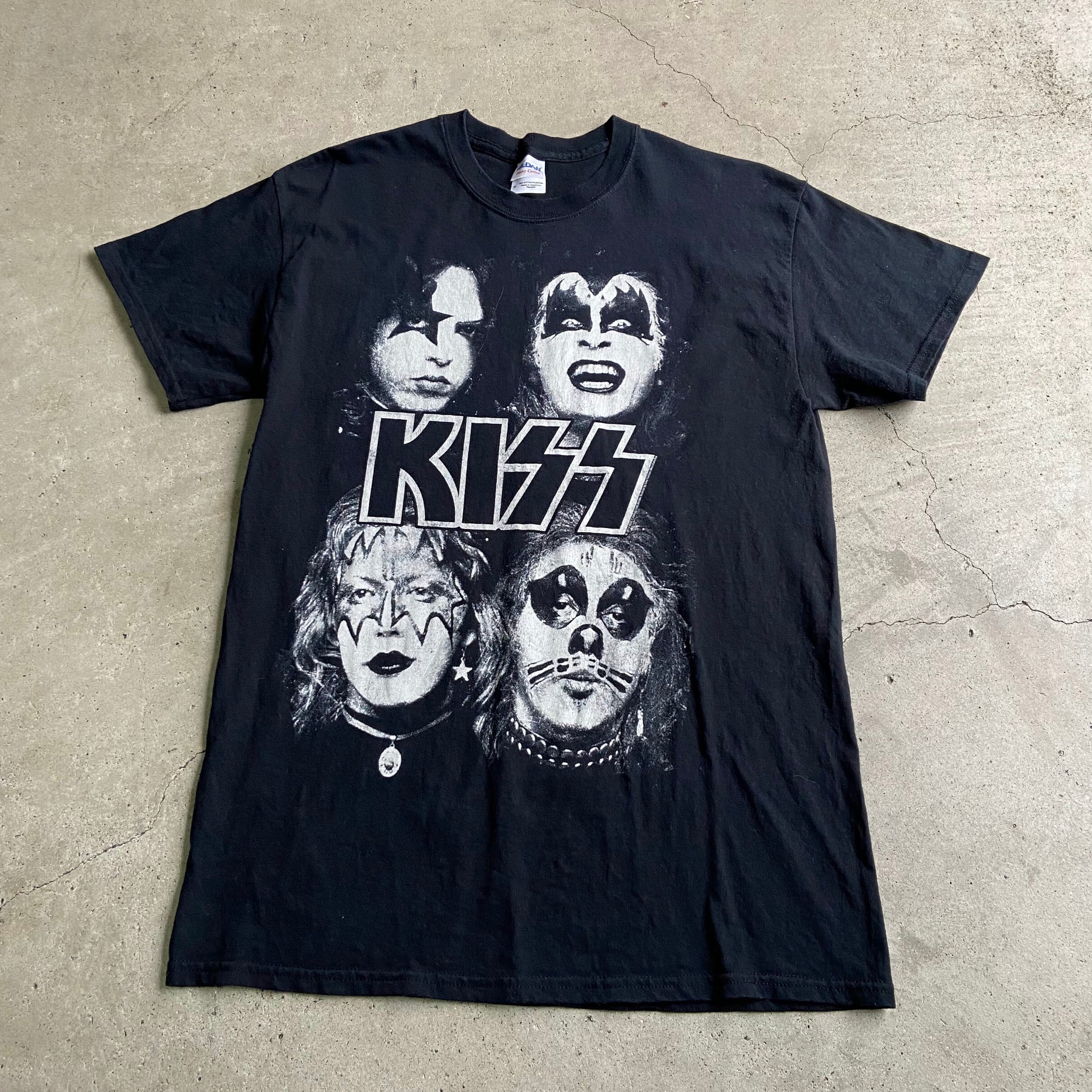 新入荷SALE対象外】KISS キッス バンドTシャツ メンズM 古着 ブラック 
