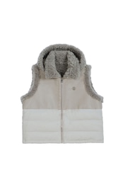 GOXO ゴーエックスオー テディミックスダウンベスト フリーサイズ