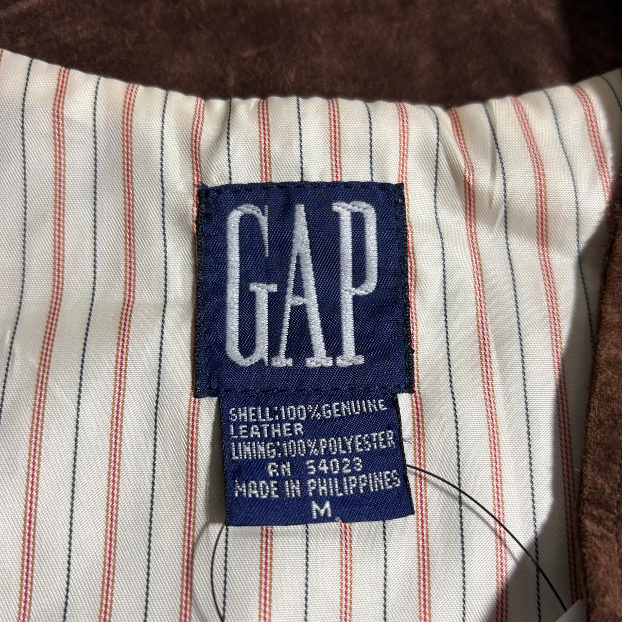 vintage 1990’s “OLD GAP” brown suede vest