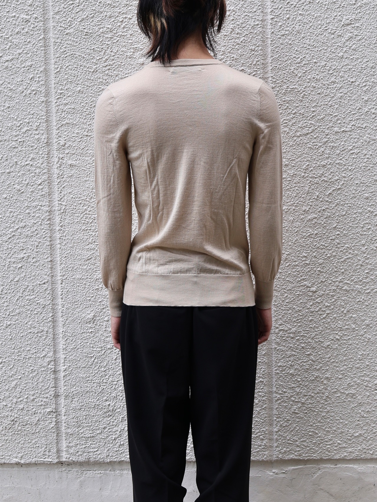 【christian dior】logo design Vneck knit