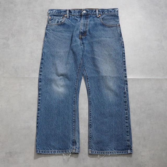 リーバイス517 Levis W33 ブルーデニム 青 ヒゲ 古着 16589