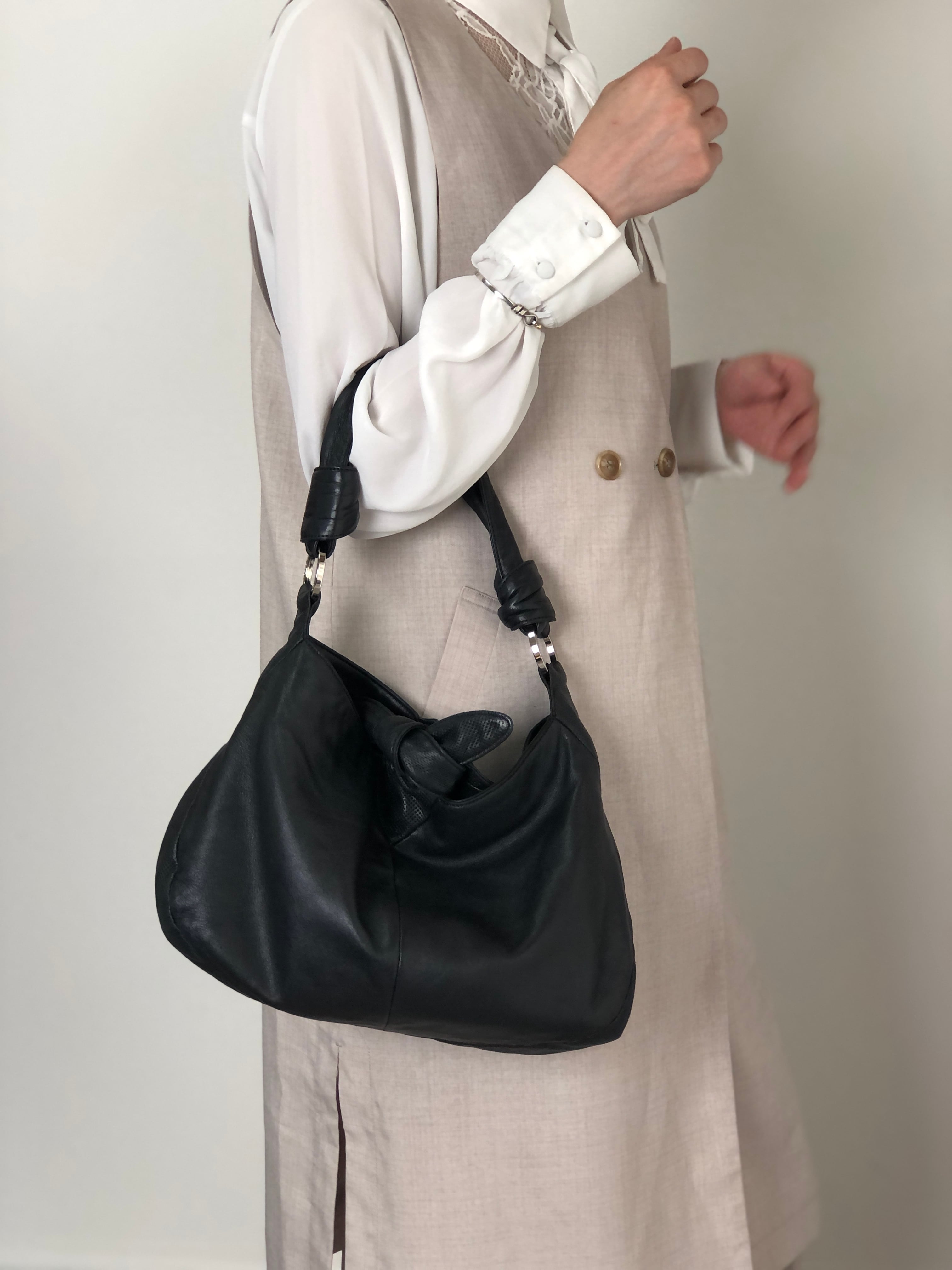 PRADA プラダ ショルダーバッグ ブラック トライアングルロゴ ナイロン