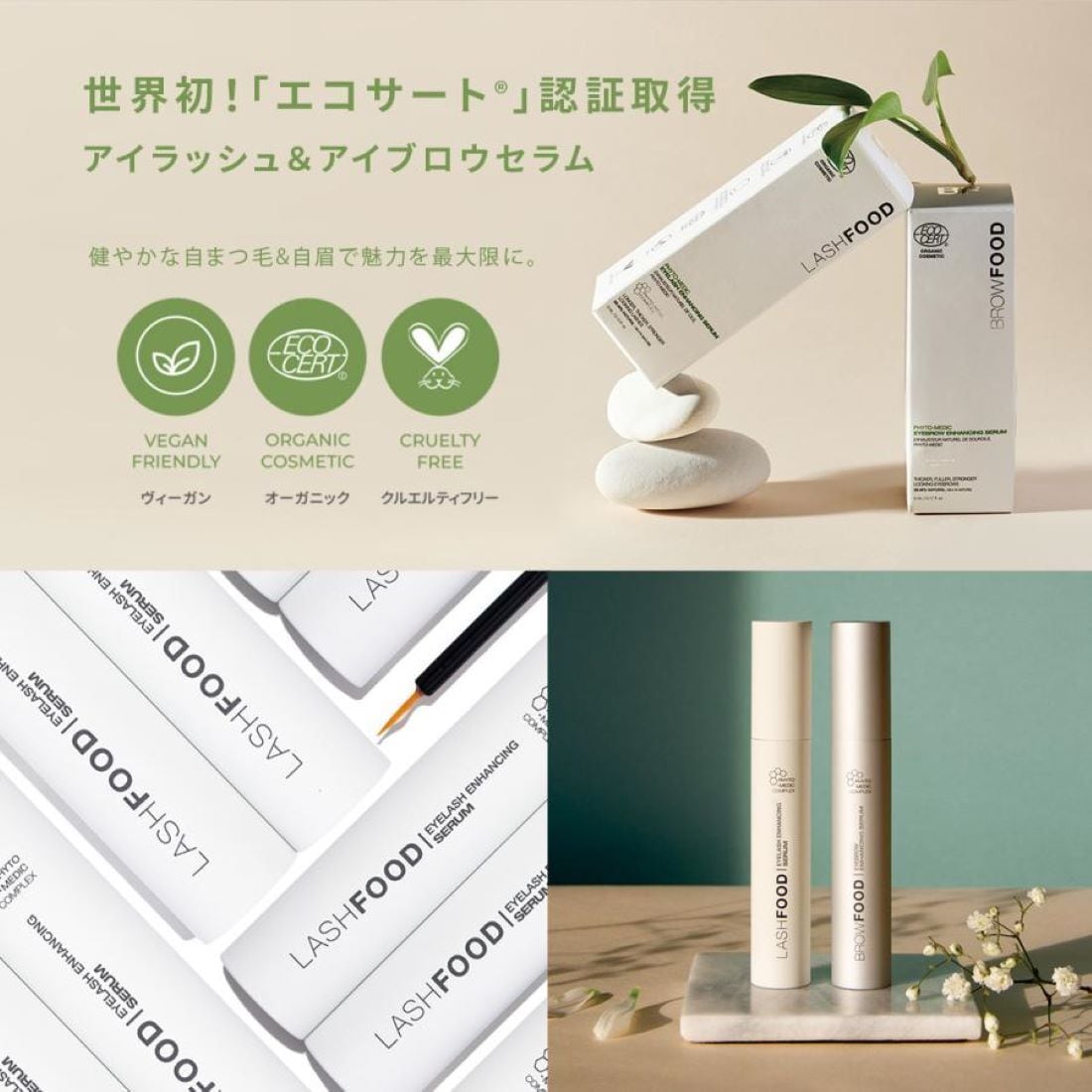 LASHFOOD｜ラッシュフード まつげ美容液 エコサート 天然成分 | Reze