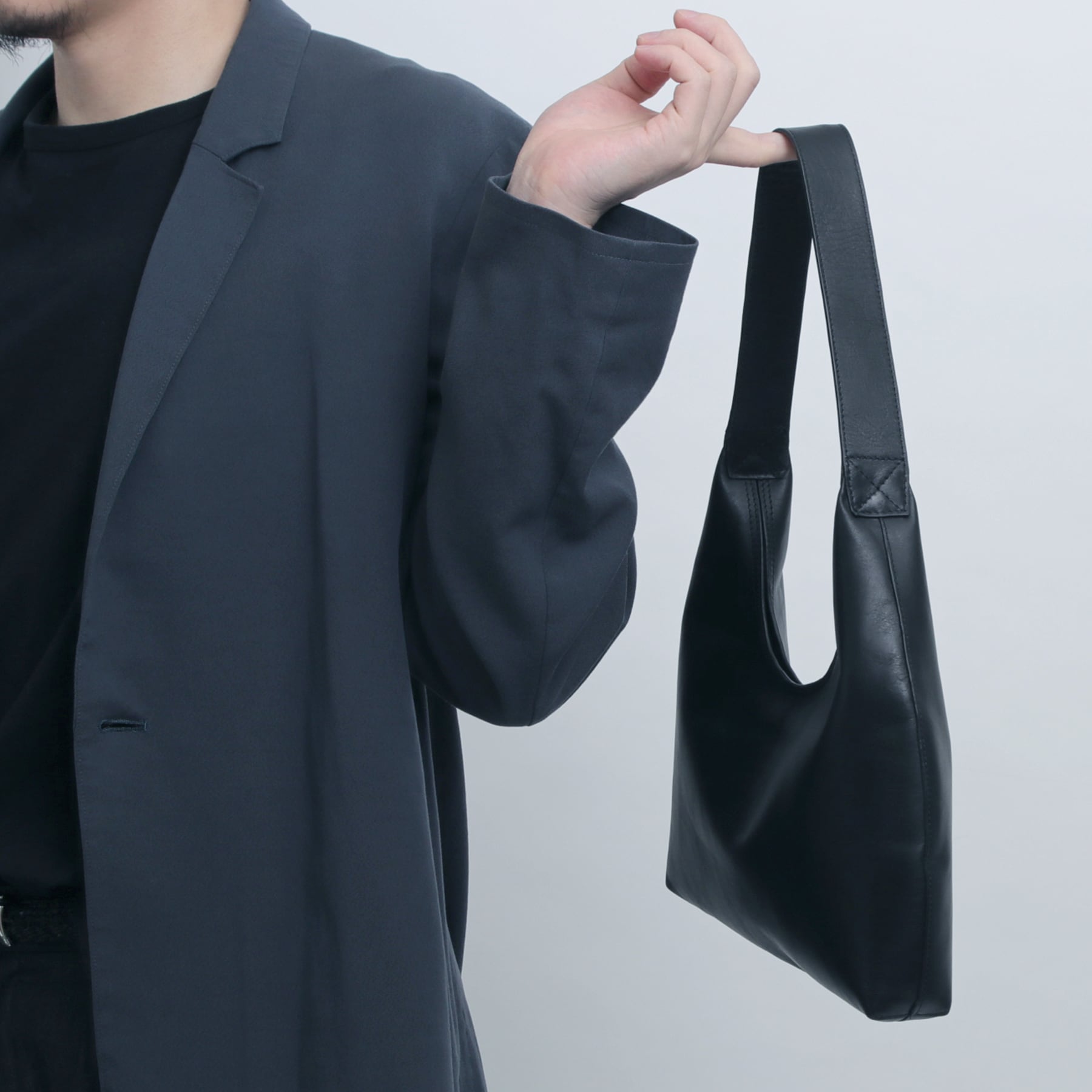 real leather round design one handle bag [wam3] / Y2401FRB27