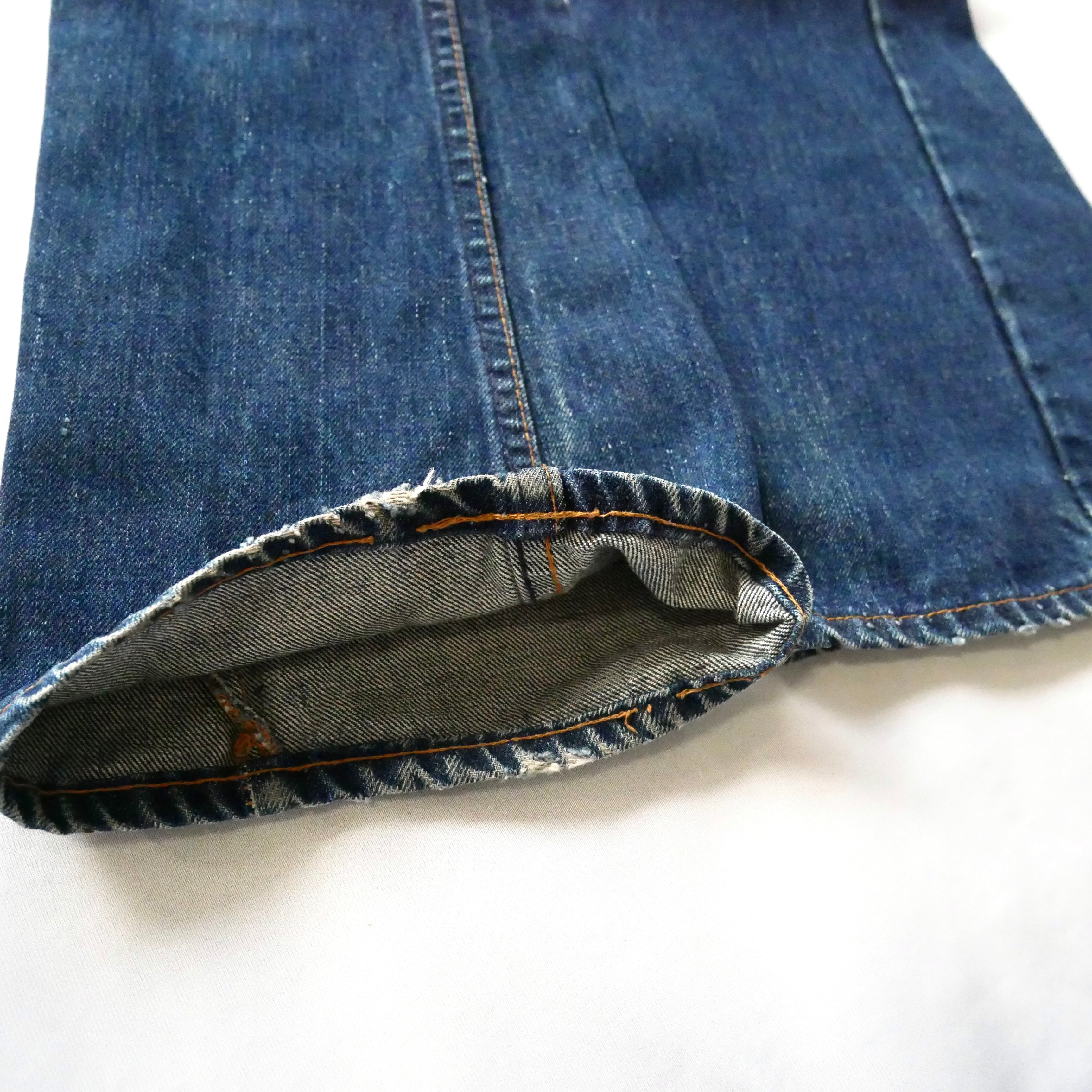 70s vintage LEVIS646 シングル スレーキ フレアデニムパンツ 70s 