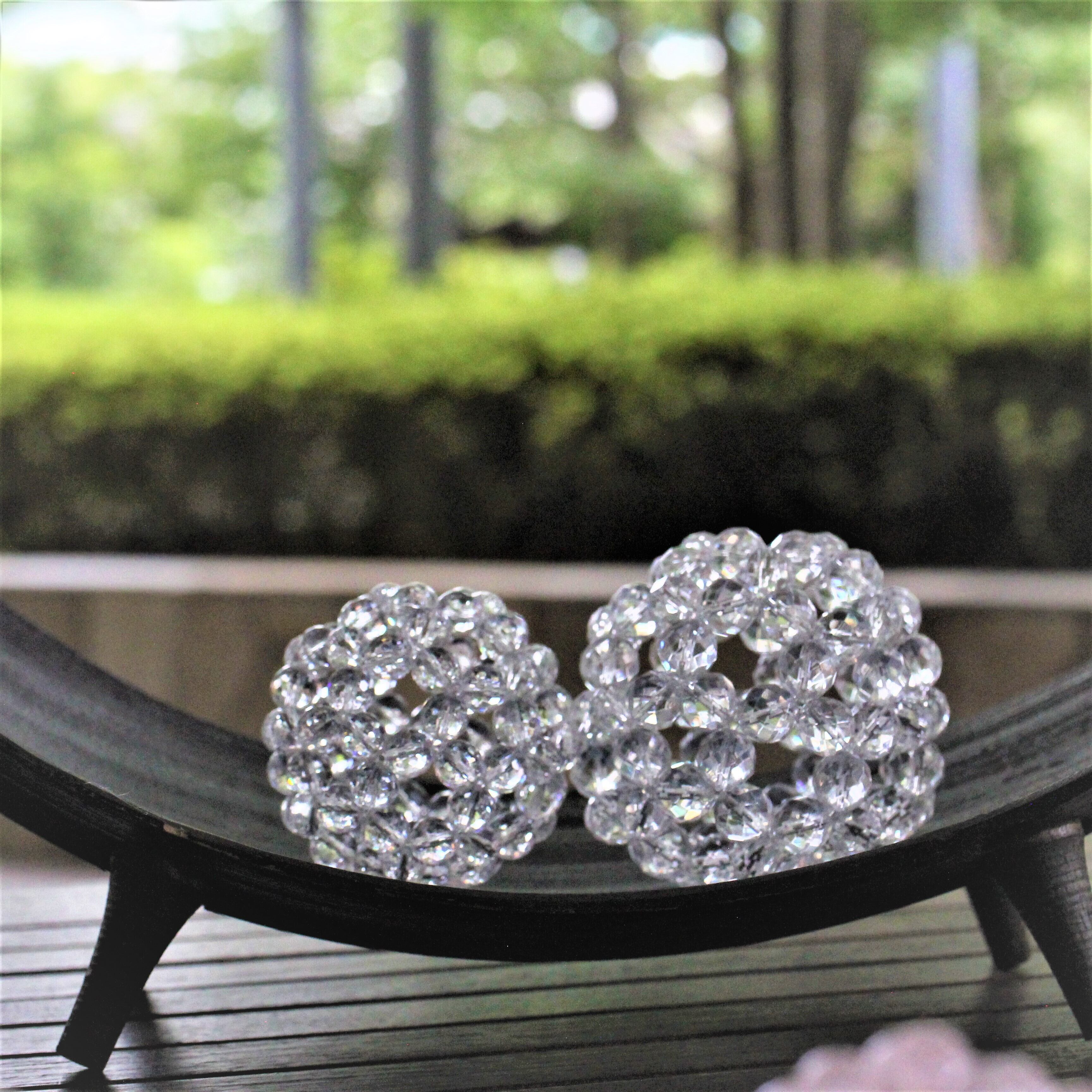 水晶ビーズ多面体【バッキーボール】直径6.5㎝ | earth venus