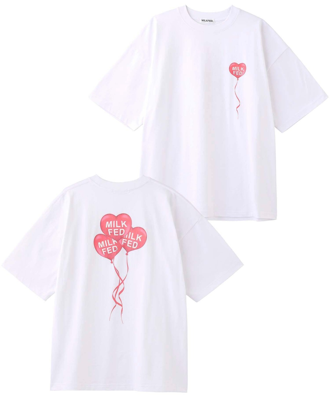 【MILKFED.】LOVE BALLOON WIDE S/S TEE