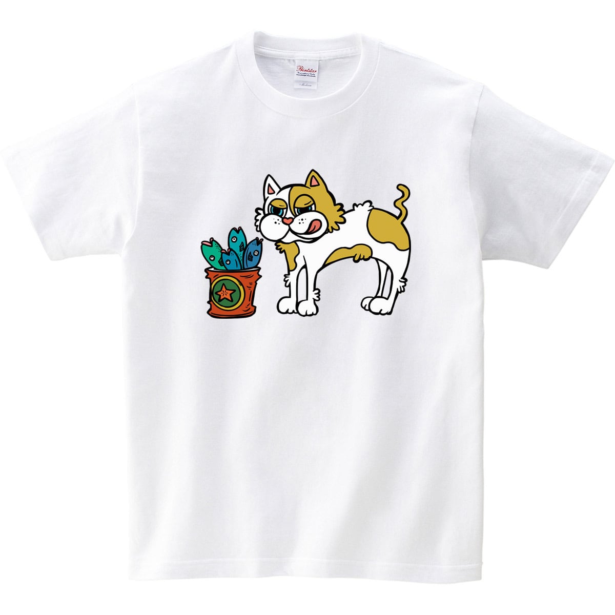腹ペコ ネコ 猫 Tシャツ cat39 猫服 ねこ柄 猫柄