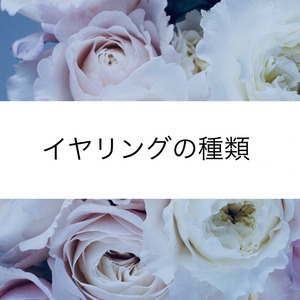 イヤリングの種類